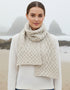 IrelandsEye Luxe Aran Scarf | Chalkstone