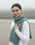 IrelandsEye Luxe Aran Scarf | Ocean Mist
