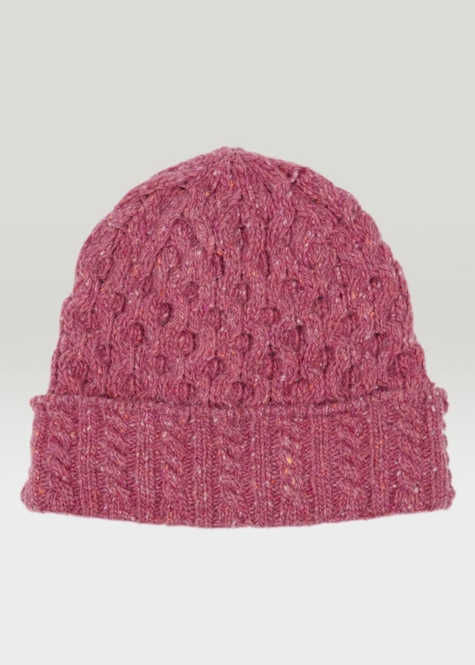 IrelandsEye Luxe Aran Hat | Bubblegum Pink