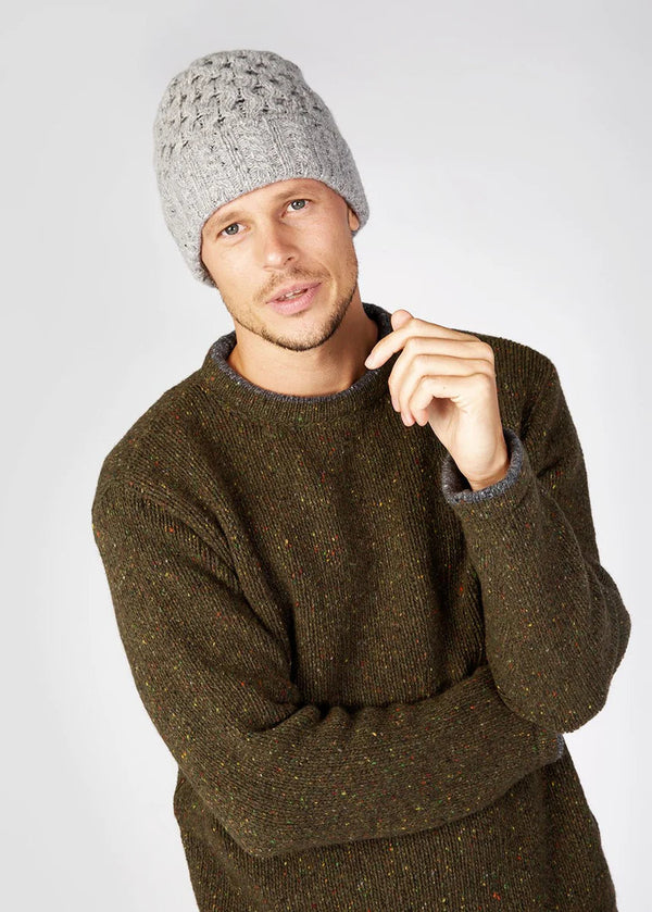 IrelandsEye Luxe Aran Hat | Grey