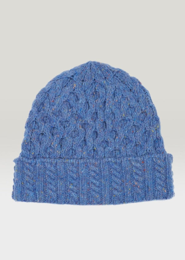 IrelandsEye Luxe Aran Hat | Blue