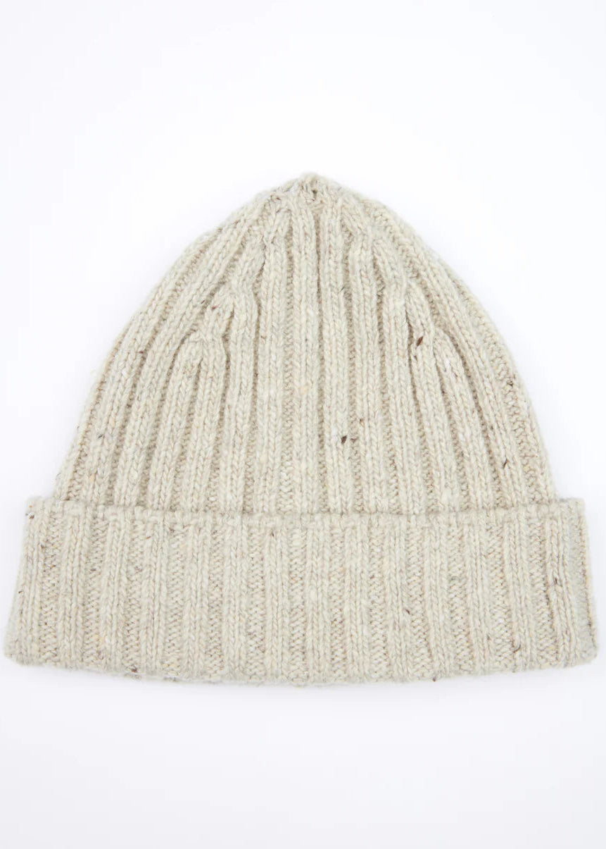 Luxe Cashmere Aran Ribbed Hat | Chalkstone