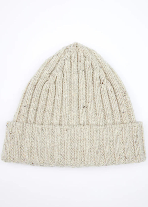Luxe Cashmere Aran Ribbed Hat | Chalkstone