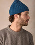 IrelandsEye Merino-Mütze mit Rippenmuster | Marineblau