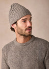 Luxe Cashmere Aran Ribbed Hat | Rocky Ground
