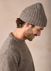 Luxe Cashmere Aran Ribbed Hat | Rocky Ground