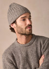 Luxe Cashmere Aran Ribbed Hat | Rocky Ground