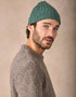 IrelandsEye Merino-Mütze mit Rippenmuster | Marineblau