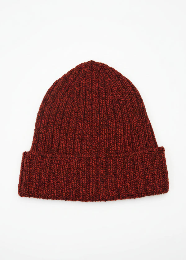 IrelandsEye Ribbed Merino Hat | Sable Marl