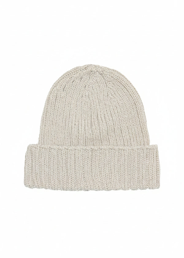 IrelandsEye Ribbed Merino Hat | Stone Marl