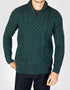 IrelandsEye Men's Dromore Aran Sweater | Green