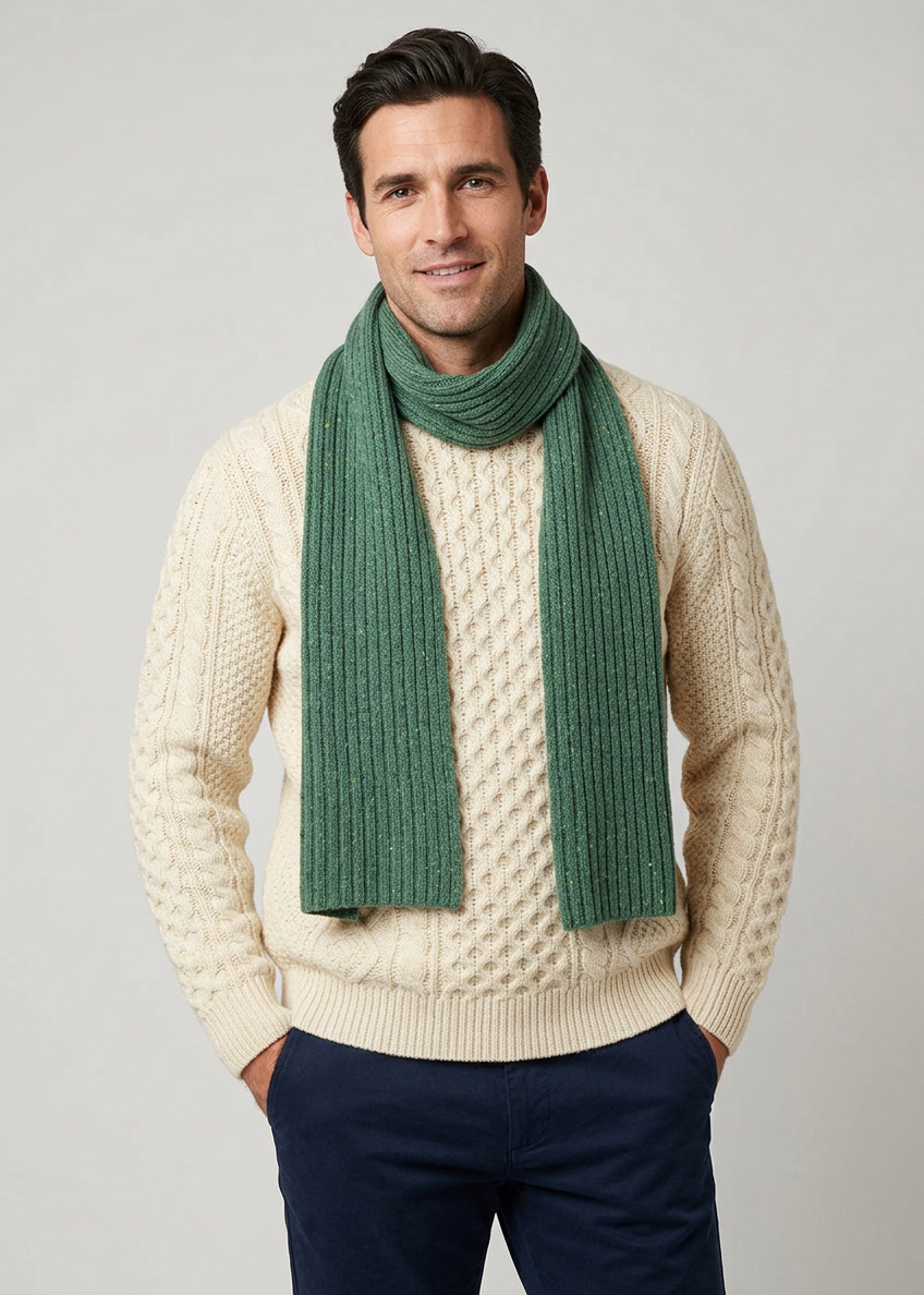 Luxe Ribbed Scarf | Wave