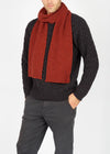 IrelandsEye Luxe Ribbed Scarf | Copper Marl
