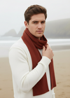 IrelandsEye Luxe Ribbed Scarf | Copper Marl