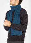 IrelandsEye Luxe Ribbed Scarf | Ink Marl