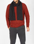 Luxe Cashmere Merino Ribbed Scarf | Night Marl