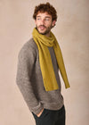 Luxe Cashmere Merino Ribbed Scarf | Lichen