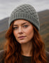 Aran Merino Wool Hat - Army Green