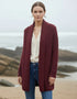 IrelandsEye Women's Kilcoole Coatigan | Claret