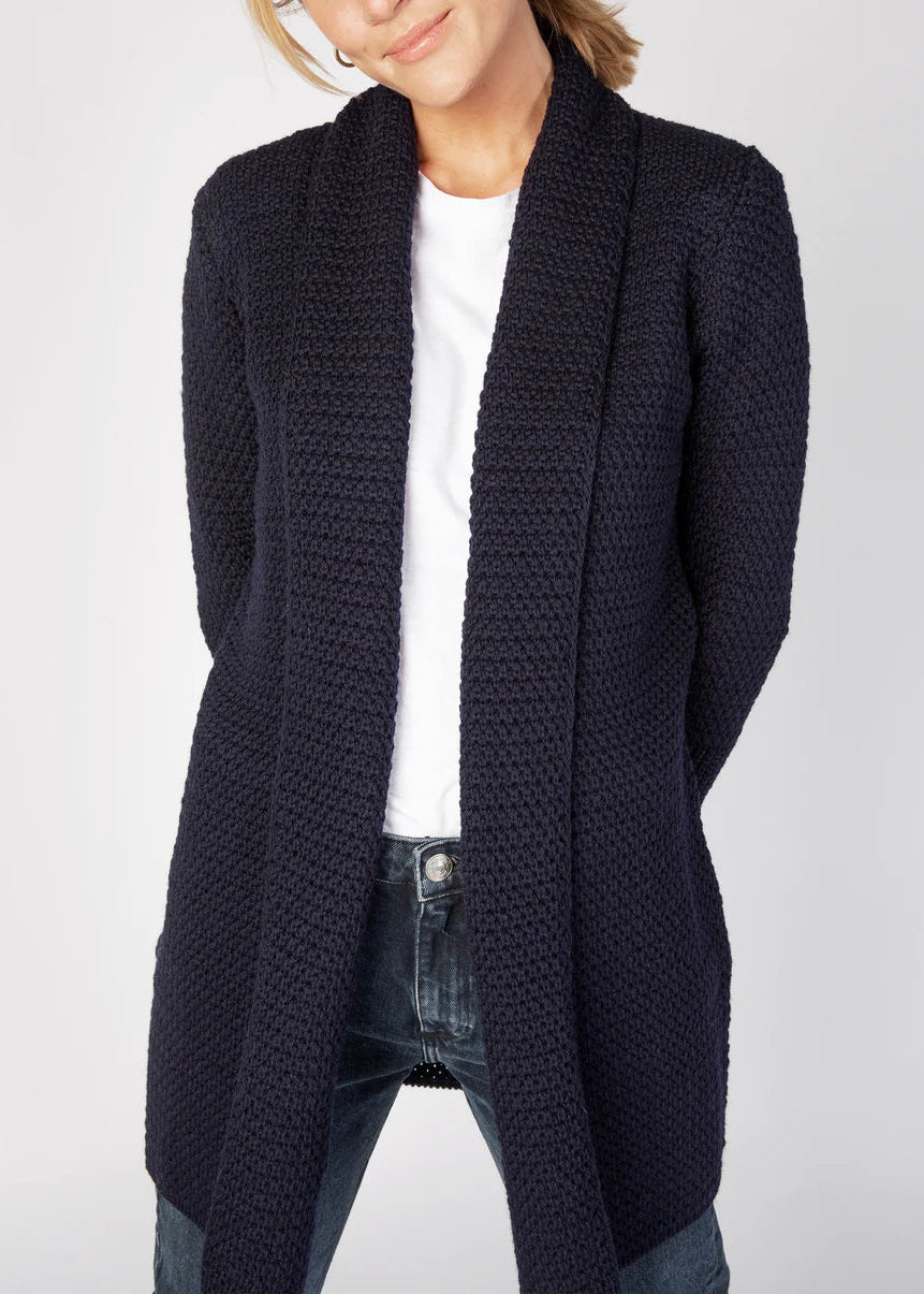 IrelandsEye Women's Kilcoole Coatigan | Navy