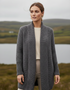 IrelandsEye Women's Kilcoole Coatigan | Steel Marl