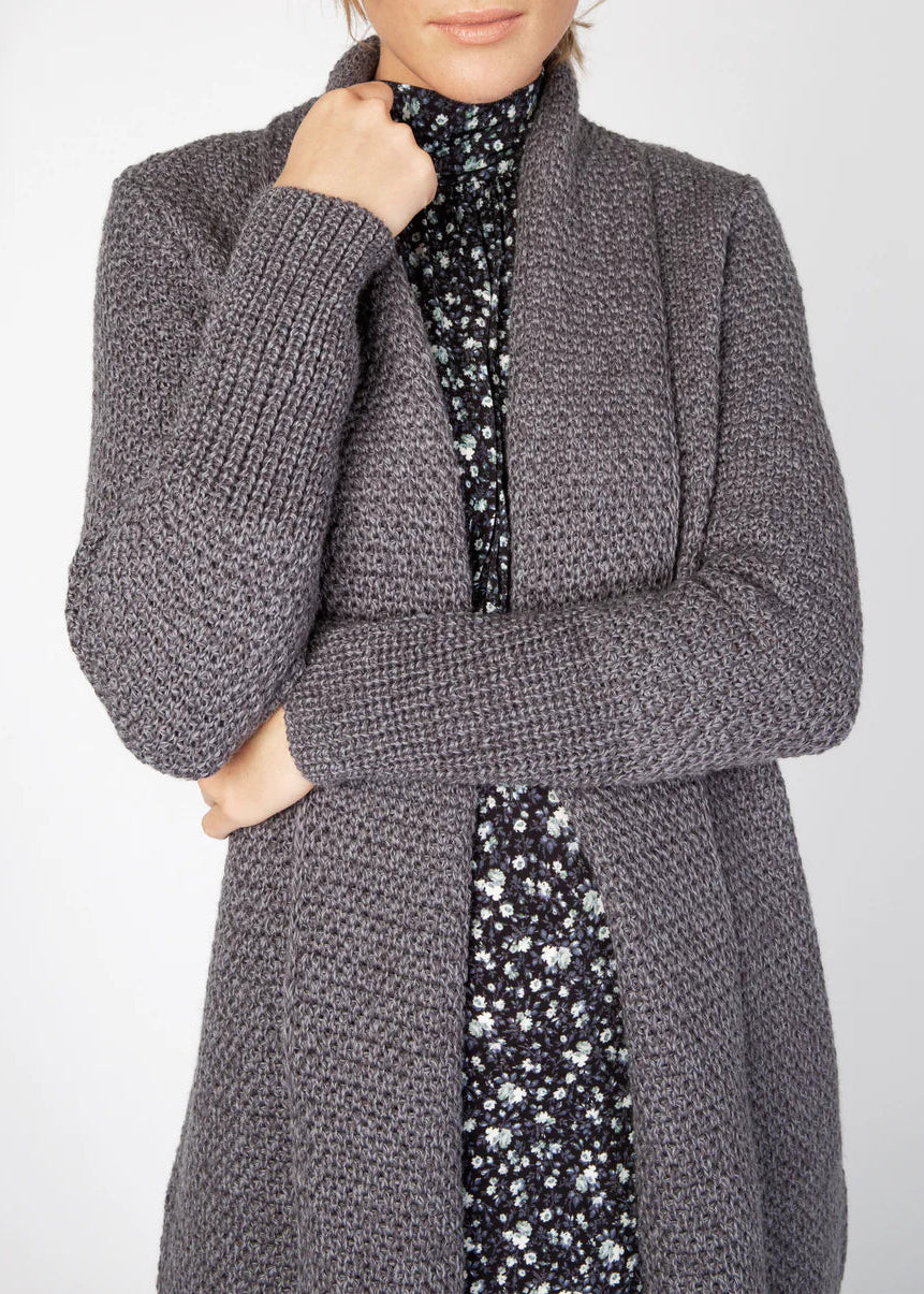 IrelandsEye Women's Kilcoole Coatigan | Steel Marl