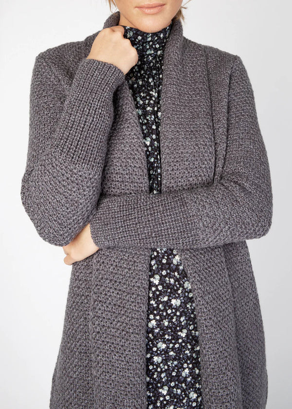 IrelandsEye Women's Kilcoole Coatigan | Steel Marl