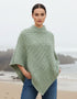 Aran Poncho | Sage Marl