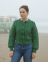 IrelandsEye Cropped Aran Cardigan | Green