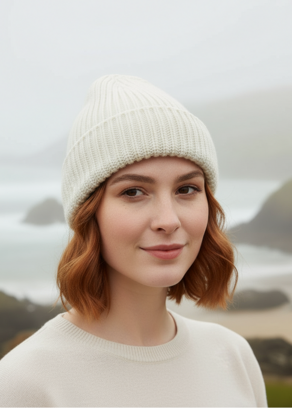 IrelandsEye Chunky Knit Hat | Natural