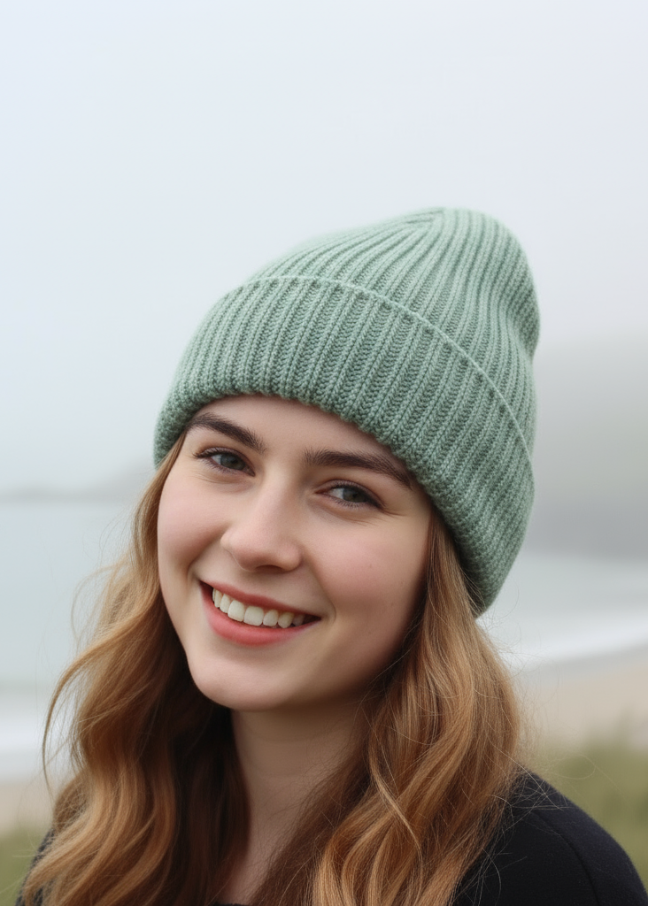 IrelandsEye Chunky Knit Hat | Sage