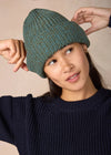 Zinnia Chunky Knit Merino Wool Hat | Fern Marl