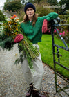 IrelandsEye Cropped Aran Cardigan | Green