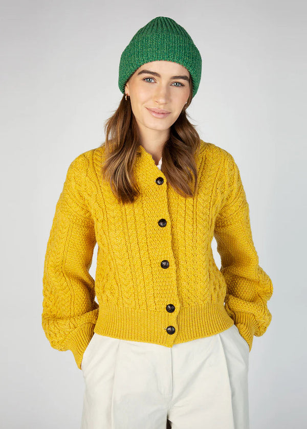 IrelandsEye Chunky Knit Hat | Green