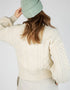 Zinnia Chunky Knit Merino Wool Hat | Sage Marl