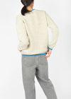 Slaney Crew Neck Sweater - Chalkstone | Ireland's Eye Knitwear