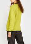 IrelandsEye Slaney Crew Neck Sweater | Chartreuse