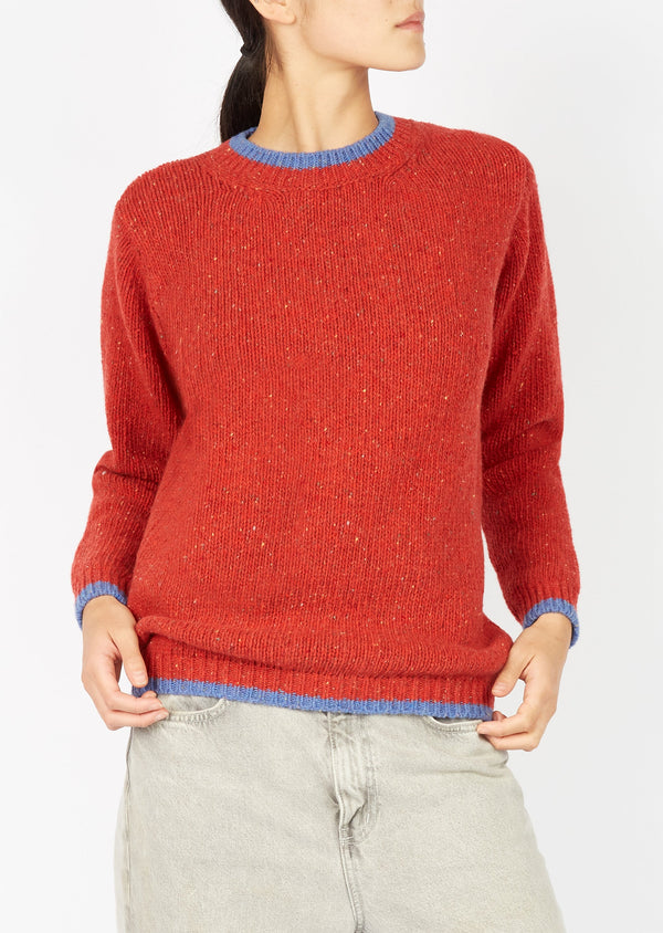 Slaney Crew Neck Sweater | Chilli