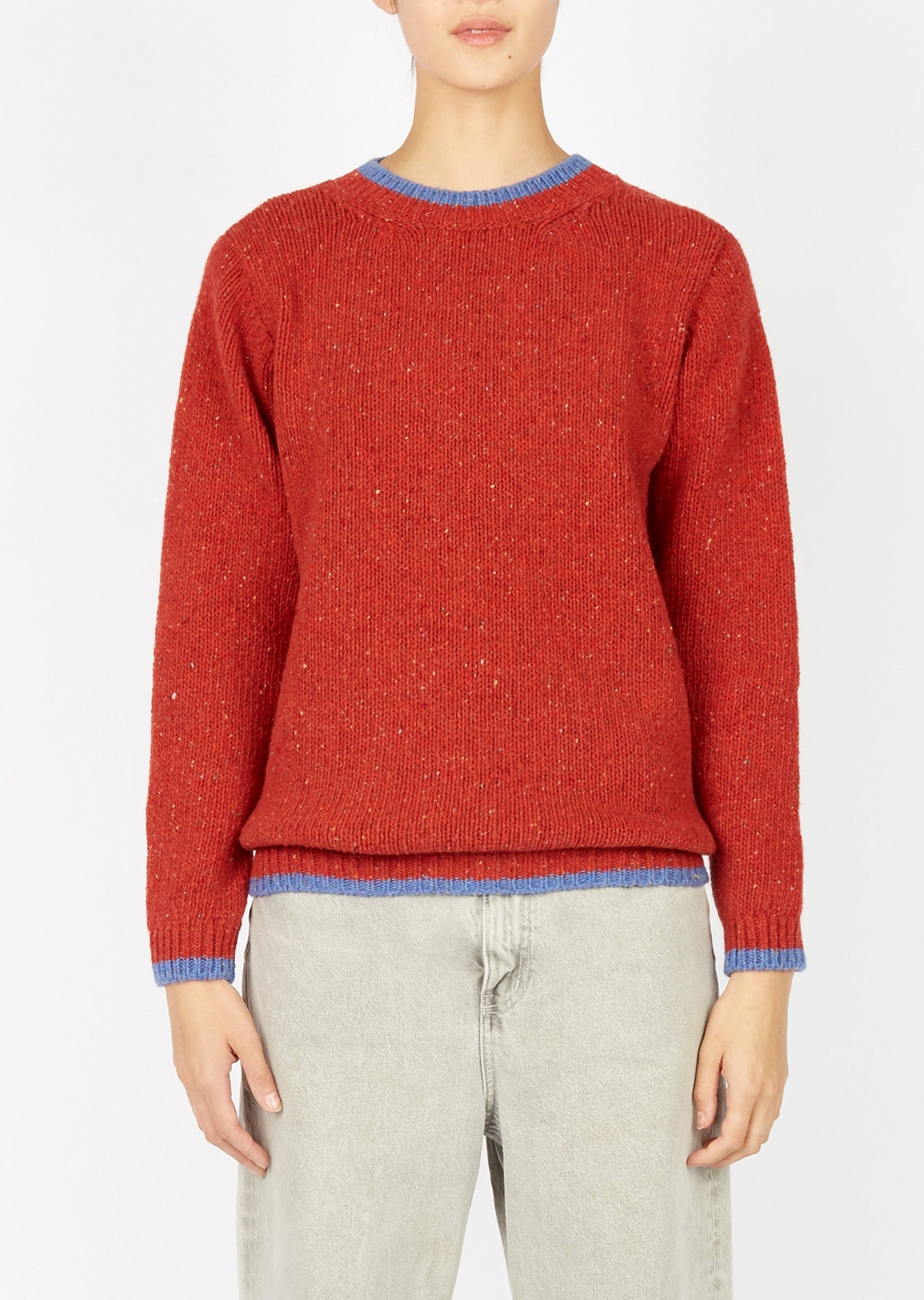 Slaney Crew Neck Sweater | Chilli