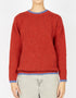 IrelandsEye Slaney Crew Neck Sweater | Chilli