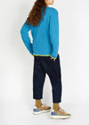 Irelandseye Slaney Crew Neck Sweater | Blue 