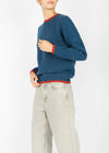 Irelandseye Slaney Crew Neck Sweater | Blue Marl