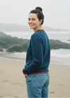 Slaney Crew Neck Sweater | Blue Marl