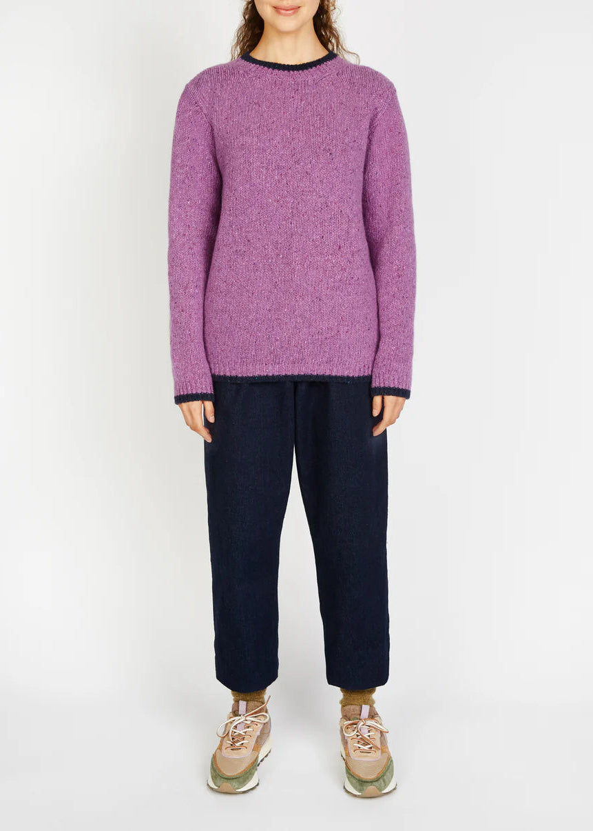 IrelandsEye Slaney Crew Neck Sweater | Orchid
