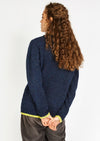 Rich Navy Slaney Crew Neck Sweater