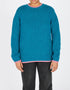 Slaney Crew Neck Sweater - Wool Cashmere Blend | Teal Harbour