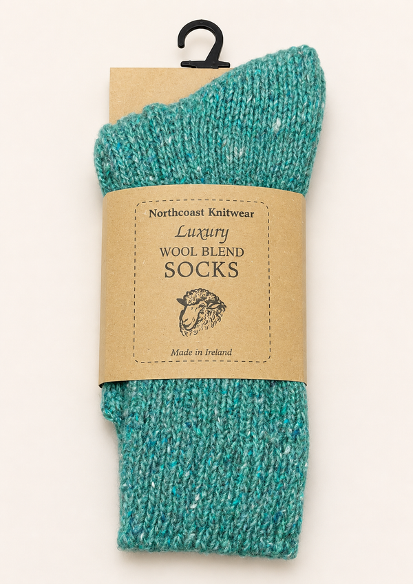 Dreifarbige Socken aus 100 % Merinowolle | Burgunderrot