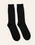 Wild Donegal Cashmere Blend Socks | Black