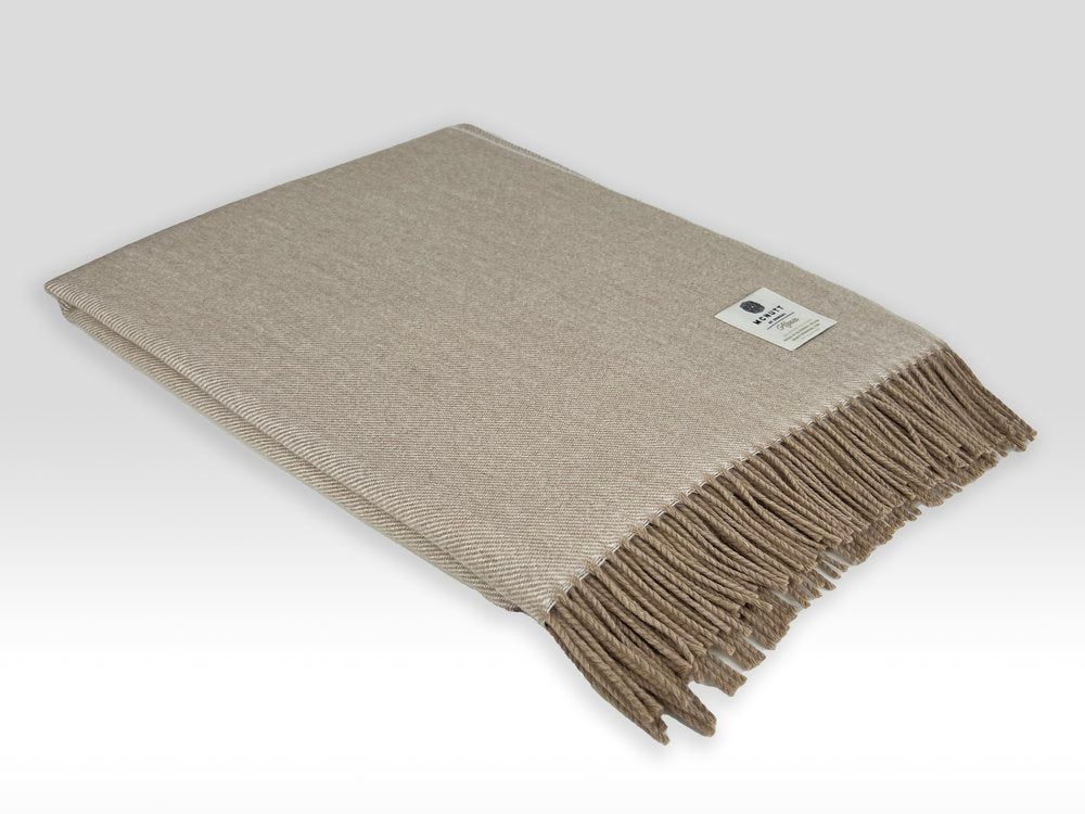 Mcnutt Alpaca Throw | Hazelnut