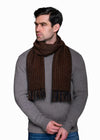 Mucros Alpaca Scarf | Brown Mix